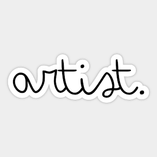 Artist Sticker